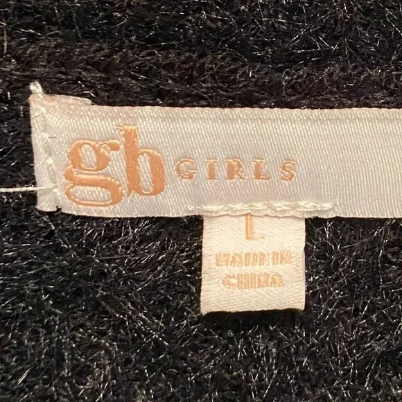 GB Girls Bla Sweater Girls Large, Classic Chevron - Picture 2 of 4